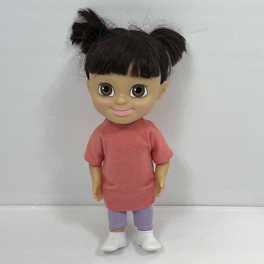 Vintage Monsters Inc Babblin Boo 11" Talking Doll Closed Mouth 2001 Tested Works